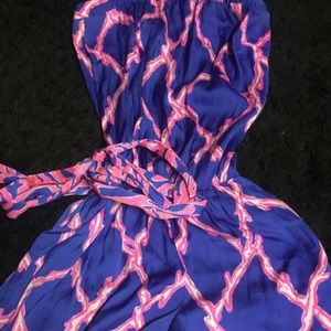 Lilly strapless romper size XS